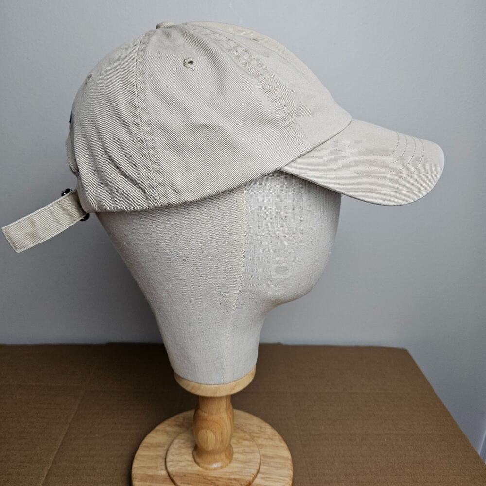 Polo Ralph Lauren Polo Pony Cap Dad Hat Khaki Strap Back - Picture 4 of 10